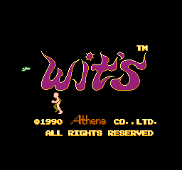 Wit's title screen for Famicom
